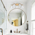 Taormina Modern Bathroom Vanity Light Fixture 3-Light Milk Glass Shade